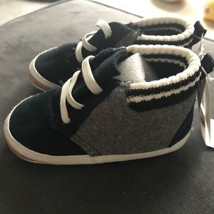 Gray and navy Toddler Shoes